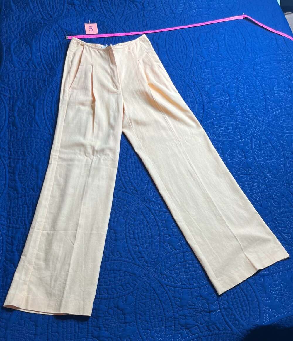Mango Orange Lightweight Summer Trousers